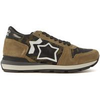 Atlantic Stars Sneaker Sirus in suede and camouflage fabric men\'s Shoes (Trainers) in green