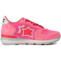 Atlantic Stars Vega fuchsia fabric and leather sneaker women\'s Trainers in pink
