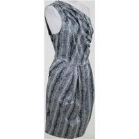 atmosphere size 18 silver grey reptile print dress