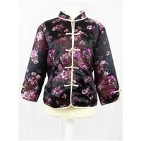 Atmosphere Size 14 Black Floral Jacket