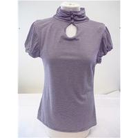 atmosphere/primark - Size: 16 - Purple/white - Cap sleeved T-shirt