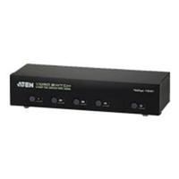 aten 4 port vga switch with audio black