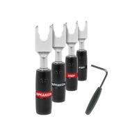 AudioQuest SureGrip Silver Plated Spade (Pack Of 4)