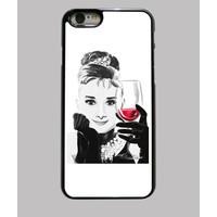 audrey loves red wine iphone 6