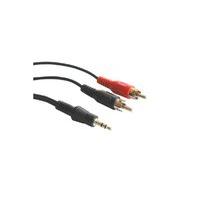 Audio cord 1 x stereo to 2 x RCA- 1.50m