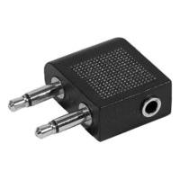 audio adapter 2x35mm mono male1x35mm stereo female plane