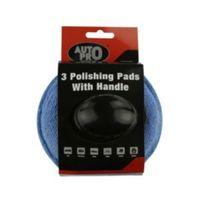 Autopro Accessories Microfibre Polishing Pads Pack of 3