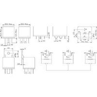 Automotive relay 12 Vdc 50 A 1 change-over FiC FRC2C-1-DC12V