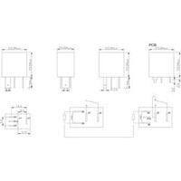 Automotive relay 12 Vdc 25 A 1 change-over FiC FRC7C-S-DC12V