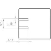 Automotive relay 12 Vdc 20 A 2 change-overs Hongfa FRA11DC-S1-DC12V