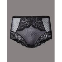 Autograph Dentelle Lace High Waist Knickers