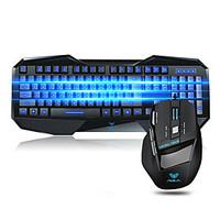 AULA Gaming mouse keyboard comb Programmable Ergonomic multimedia backlit