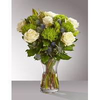 Autograph Rose & Sea Thistle Bouquet