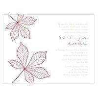 Autumn Leaf Invitation