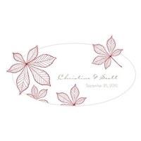 Autumn Leaf Large PVC Sticker