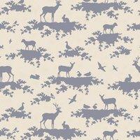 Autumn Tree Forest Slate Blue Fat Quarter by Groves 375435