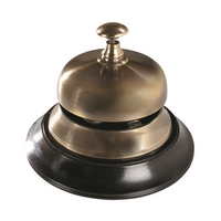 Authentic Models Bronzed Reception Bell