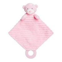 Aurora World 10-inch Bonnie Bear Teether Toy (pink)