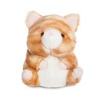 Aurora World 60750 5-inch Rolly Pets Poppy Orange Tabby Cat Stuffed Toy