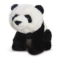 aurora world destination nation panda plush toy blackwhite