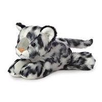 aurora world 31367 8 inch mini flopsie snow leopard stuffed toy