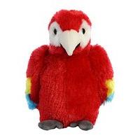 aurora world 31738 8 inch mini flopsie scarlet macaw parrot stuffed to ...