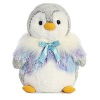 Aurora World 73949 11.5-inch Purple Pompom Penguin Panache Plush Toy