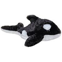Aurora World 16634 8-inch Mini Flopsie Orca Whale Stuffed Toy