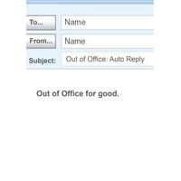 Auto Reply | Leaving Card