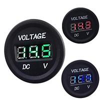 Automobile Motorcycle DC 12V to 24V LED Digital Voltmeter