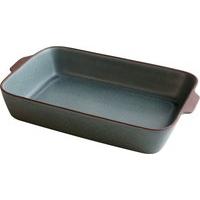 audny large rectangular baker green