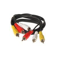 audio video cable 3 rca to 3 rca 1m