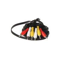 Audio Video Cable 3 RCA to 3 RCA - 5M