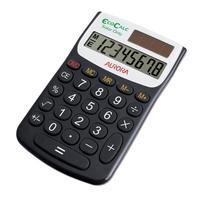 Aurora EcoCalc EC101 8 Digit Handheld Calculator