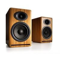 Audioengine P4 Premium Passive Bookshelf Speakers - Bamboo (Pair)