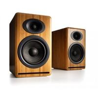 audioengine p4 premium passive bookshelf speakers bamboo pair