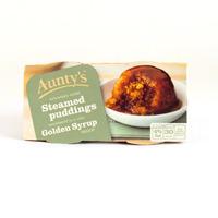 Auntys Golden Syrup Puddings 2 Pack