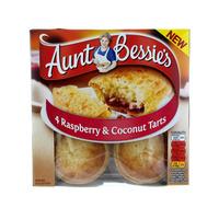 Aunt Bessies 4 Pack Raspberry & Coconut Tarts