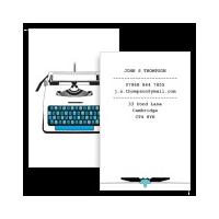 Authors Business Cards, 50 qty