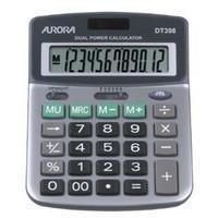 Aurora Semi-Desktop Calculator 12-digit DT398