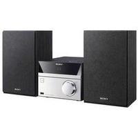 Audio system Sony CMT-SBT20 AUX, Bluetooth, CD, NFC, FM, USB Black, Silver