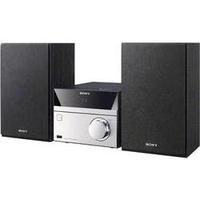 Audio system Sony CMT-SBT20B AUX, Bluetooth, CD, DAB+, NFC, FM, USB Black, Silver