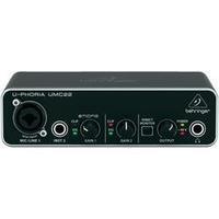 Audio interface Behringer UMC22 Audio-Interface Monitor controlling