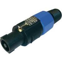 Audio jack Plug, straight Number of pins: 4 Black, Blue Cliff FM1245 1 pc(s)
