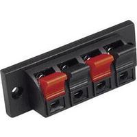 Audio jack Socket, vertical vertical Number of pins: 4 Black BKL Electronic 205026 1 pc(s)