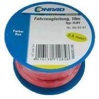 Automotive wire FLRY-B 1 x 2.50 mm² Red Conrad Components 606261 10 m