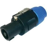 Audio jack Plug, straight Number of pins: 4 Black, Blue Cliff FM1250 1 pc(s)