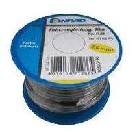 automotive wire flry b 1 x 250 mm black conrad components 606284 10 m