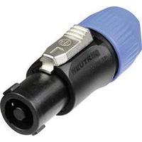 audio jack plug straight number of pins 4 black blue neutrik nl 4 fc 1 ...