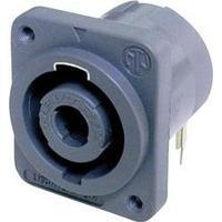 Audio jack Sleeve socket, right angle pins Number of pins: 4 Black Neutrik NL 4 MDH 1 pc(s)